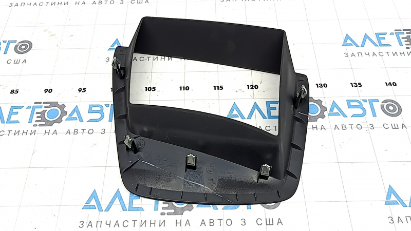 Накладка проекции передней панели BMW X5 G05 19-23 черное