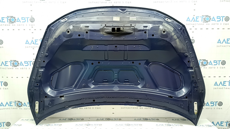 Капот голый Nissan Murano z52 15-24 алюминий, синий RAY, вмятины
