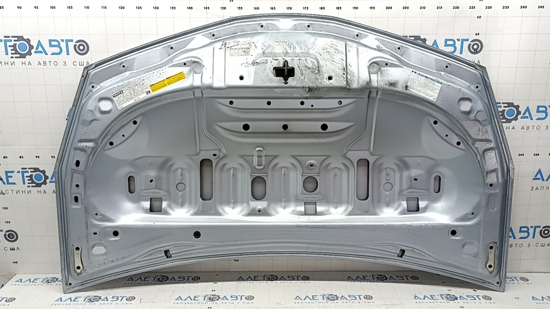 Капот голый Toyota Prius V 12-17 алюминий, голубой 787
