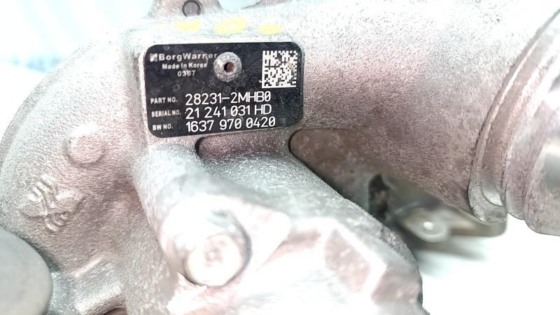 Turbocompresor complet cu galerie de admisie Hyundai Tucson 22-25 1.6T HEV 68k