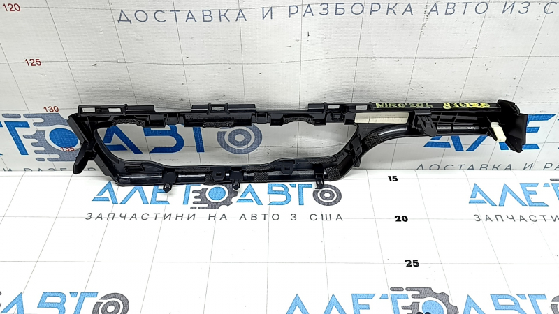 Накладка передней панели обрамление климат-контролем Kia Niro 17-22 серая, царапины
