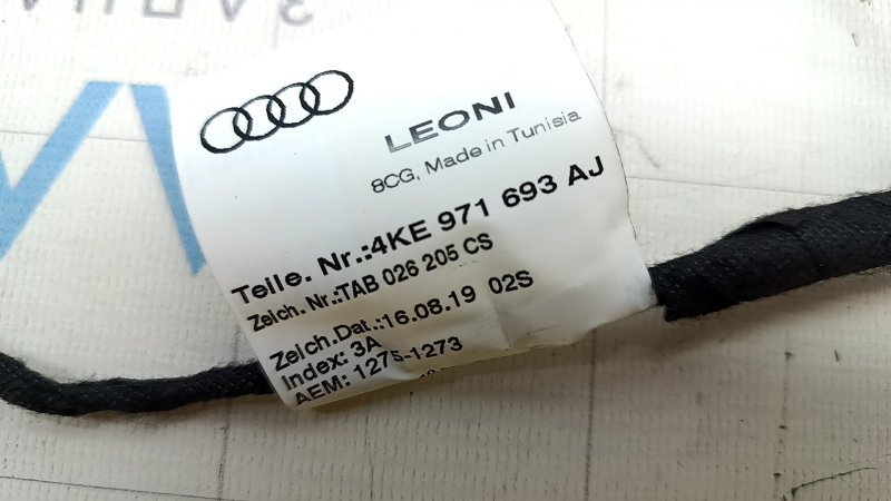 Проводка двери задней левой Audi E-Tron 19-23 на карточке