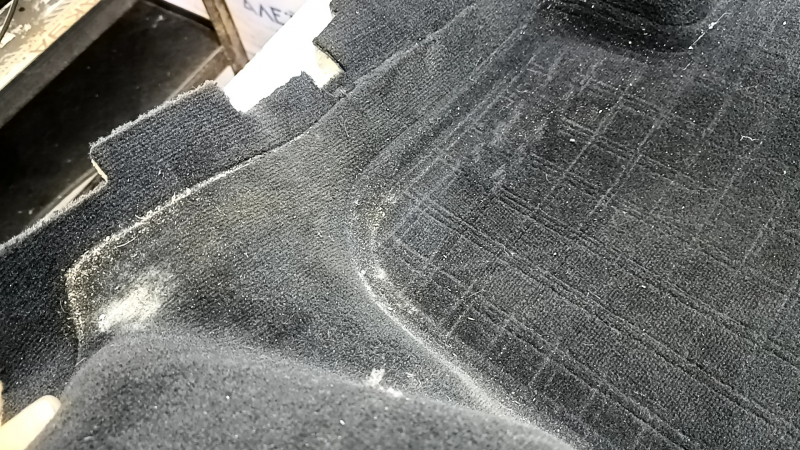 Covoraș spate BMW X3 G01 18-21 negru, pentru curățare