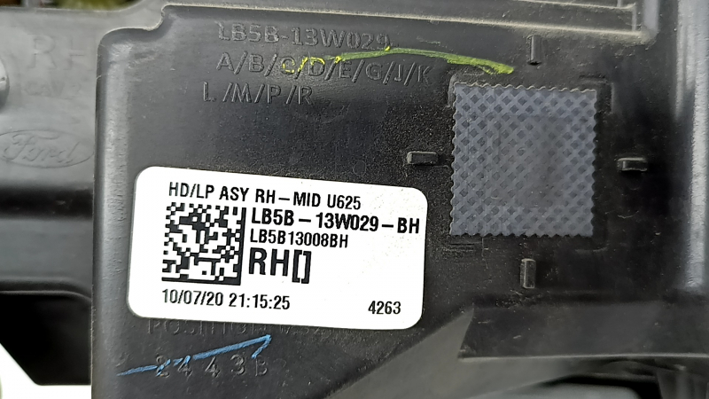 Far dreapta față complet Ford Explorer 20-23 LED Nivel 7 XLT, nisip limitat, zgârieturi