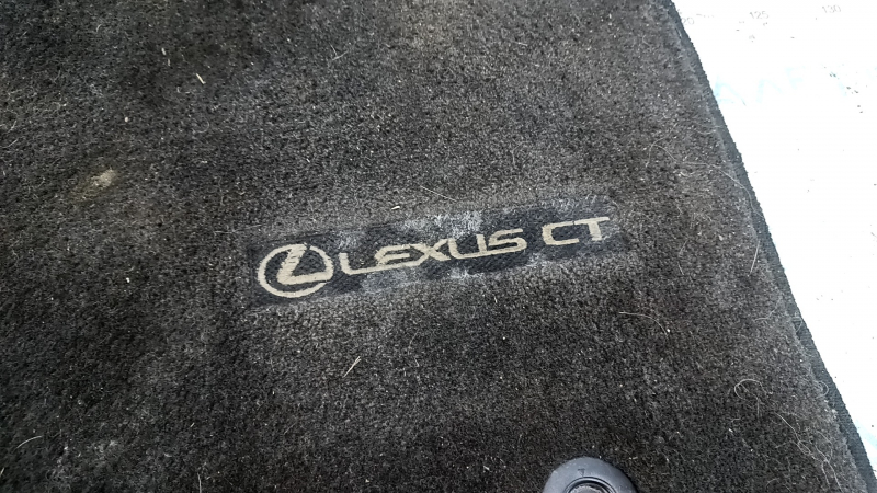 Коврик салона ткань передний правый Lexus CT200h 11-17 черный под химчистку