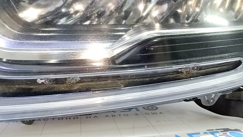 Фара передняя левая Honda CRV 17-22 LED, без креплений молдинга