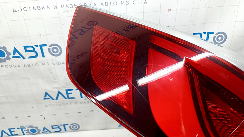 Фонарь внешний крыло левый Honda Insight 19-22 led, царапины, трещины