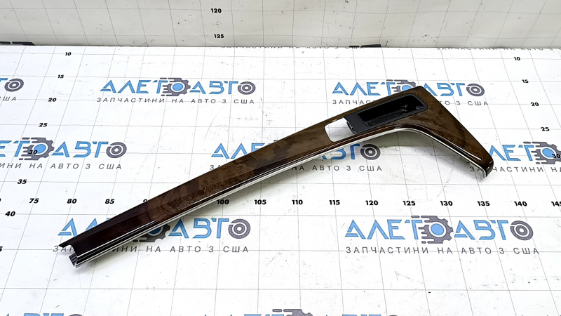 Накладка центральной консоли Audi A4 B9 17-19 под коричневое дерево, царапины