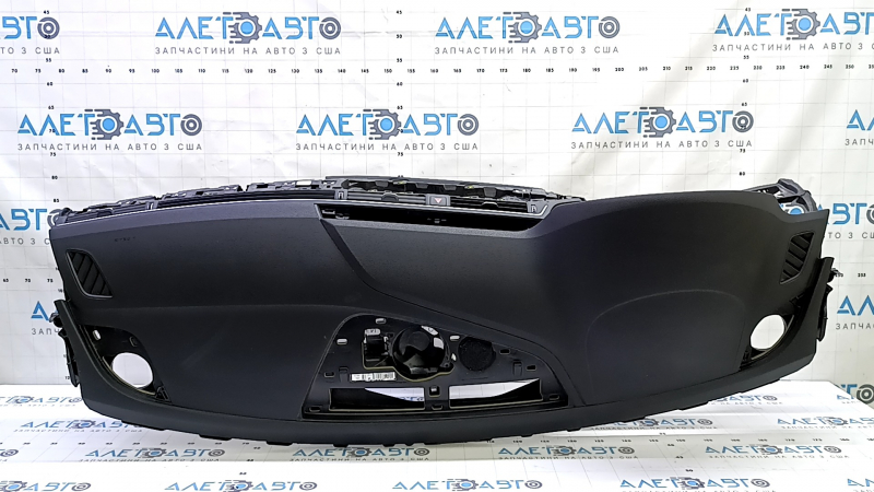 Торпедо передняя панель с AIRBAG Audi A4 B9 17-25 черная, без проекции, с дефлектором