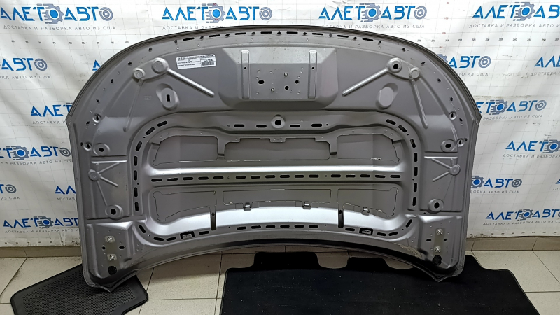 Капот голый Jeep Compass 17-26 алюминий, серебро PSC, тычки, царапины, крашен 0.3-0.45