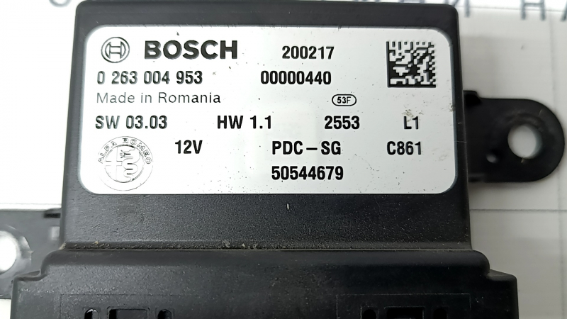 PARKING ASSIST COMPUTER CONTROL MODULE Alfa Romeo Stelvio 18-25