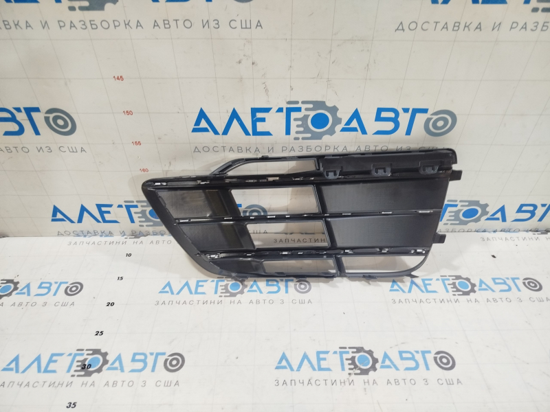 Решетка переднего бампера левая Audi Q5 80A 18-20 без радара с хромом, S-Line