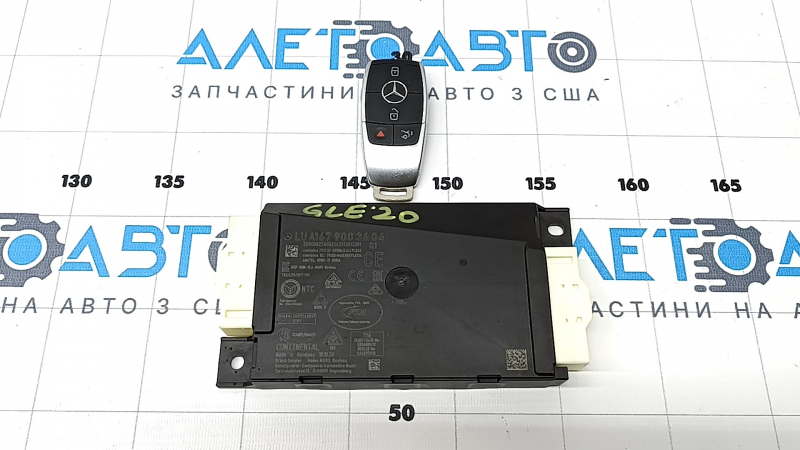 Ключ smart с блоком Keyless Mercedes W167 GLE 350 450 20-23 4 кнопки
