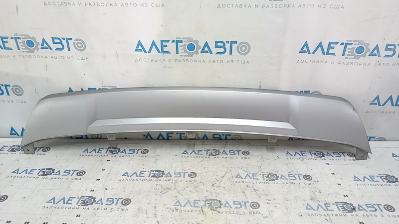 Накладка губы переднего бампера Audi Q5 80A 18-20 серая, царапины, песок