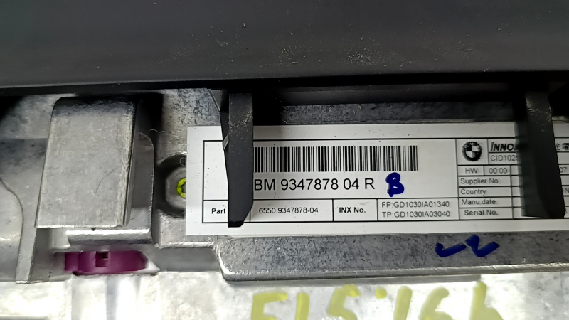 Monitor, afișaj, navigație BMW X5 F15 14-18 10.25" scratch