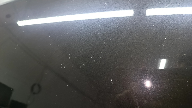 Капот голый Audi A6 C7 12-18 алюминий, графит LX7U, песок, тычки, сколы, царапины, вмятины