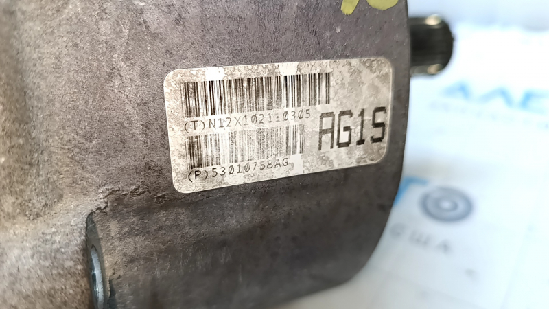 Задний дифференциал редуктор Jeep Cherokee KL 19-23 98к, ошибка перегрева