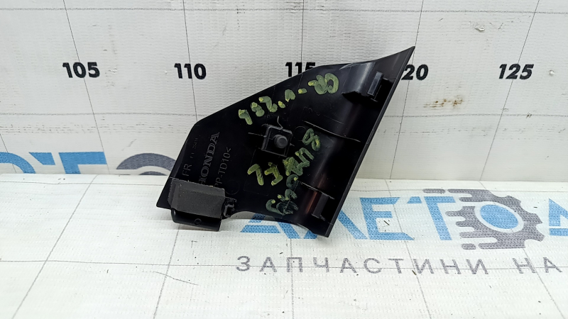 Треугольник заглушка двери передней левой Honda CRV 23-26 черная, царапины