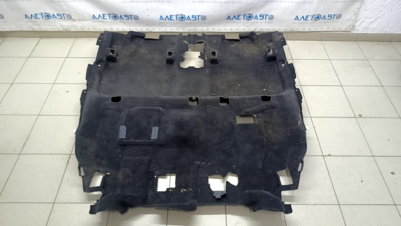 Покрытие пола заднее Honda CRV 23-26 HEV черное, под химчистку