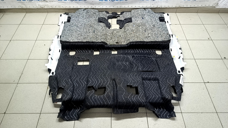 Покрытие пола заднее Honda CRV 23-26 HEV черное, под химчистку