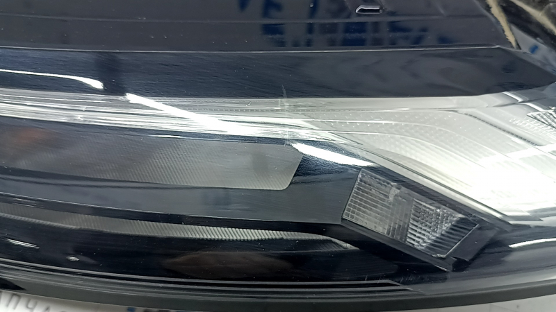 Поворотник ДХО правый Nissan Rogue 21-26 галоген + LED us built, царапины