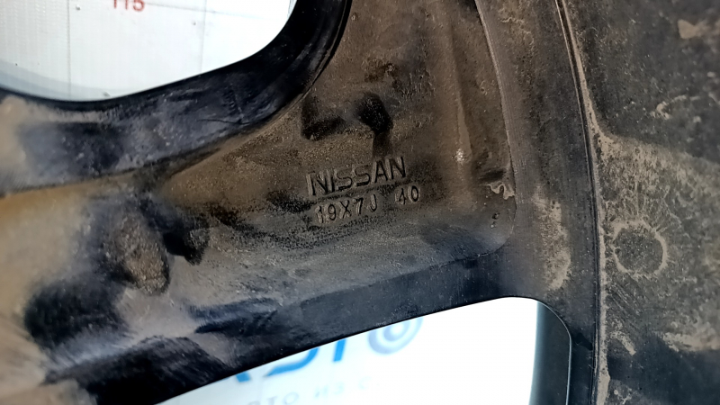 Диск колесный R19 x7J ET40 Nissan Rogue Sport 20-22 бордюрка