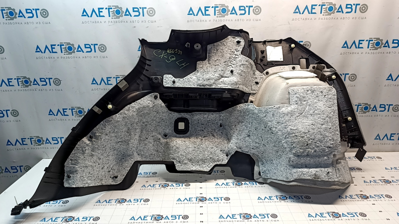 Обшивка арки левая Mazda CX-9 16-17 черная, под динамик, царапины