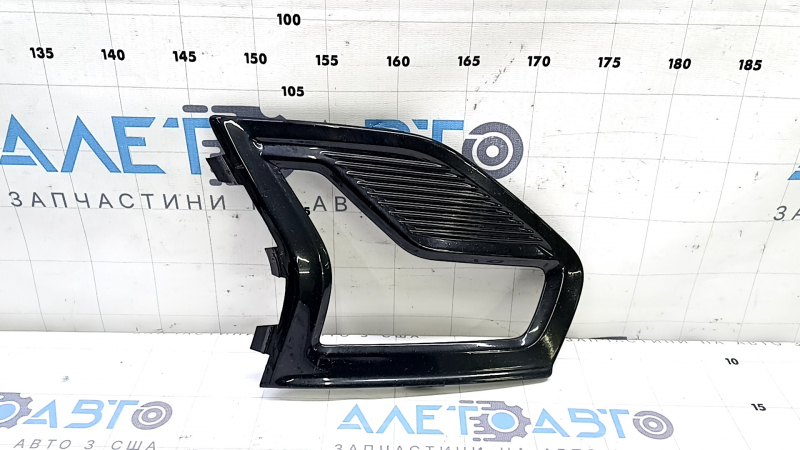 Решетка переднего бампера правая Ford Fusion mk5 19-20 под LED ПТФ, глянец, песок