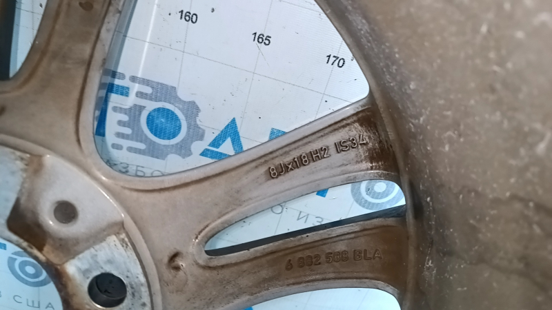 Диск колесный R18x8J ET34 BMW 3 F30 12-18 397 стиль, бордюрка