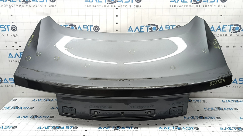 Крышка багажника Ford Mustang mk6 15-23 купе без спойлера, графит M7, тычки