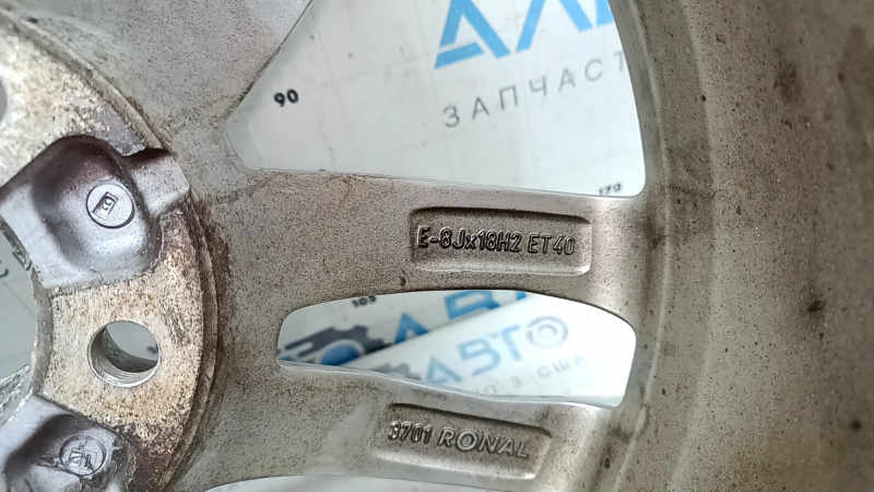 Диск колесный R18 x 8J ET40 Audi A4 B9 20-25 45S стиль, бордюрка