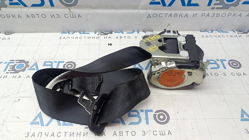 Ремень безопасности 2 ряд задний правый Volkswagen ID.4 21-22 черный, с пиропатроном
