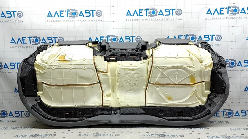 Подушка заднего ряда сидений Audi A4 B9 20-25 кожа серая, под чистку, царапина