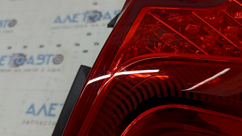 Lampă LED stânga aripă exterioară Volvo XC90 16-23, crăpătură în sticlă
