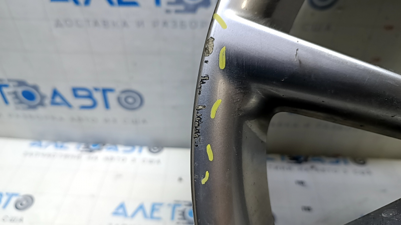 Диск колесный R17x7J 5×114.3 Toyota Prius V 15-17 бордюрка