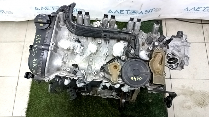 Двигатель Audi A4 B9 20-25 2.0T CYMC gen3 41к, компрессия 12-12-12-12