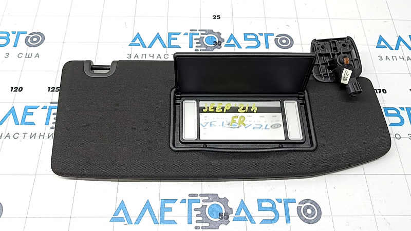 Козырек правый Jeep Grand Cherokee WL 21-26 черный, без крючка