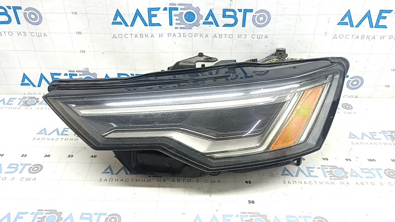 Фара передняя левая в сборе Audi A6 C8 19-24 LED, Matrix beam с уплотнителем, под полировку