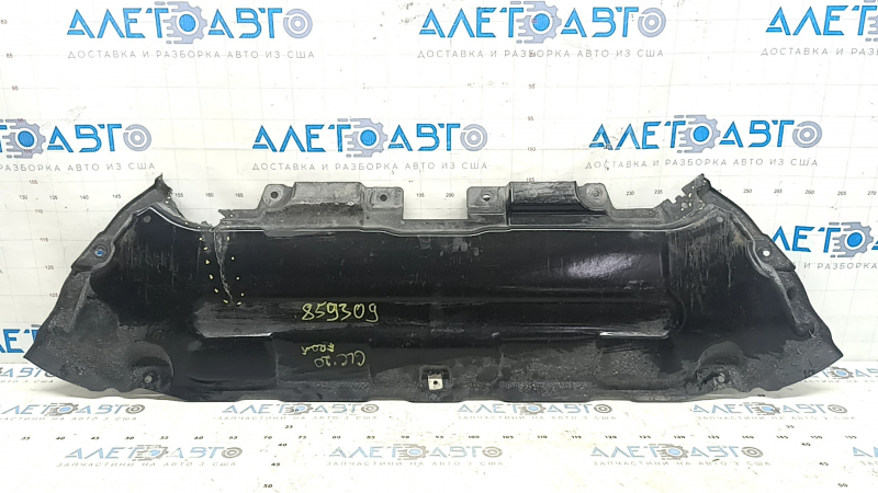 Защита переднего бампера Mercedes GLC 300/350e/43 16-22 трещины, нет части