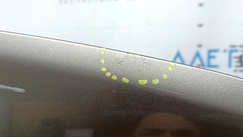 Капот голый Chrysler Pacifica 17-26 алюминий, бежевый PTE, коррозия, тычки
