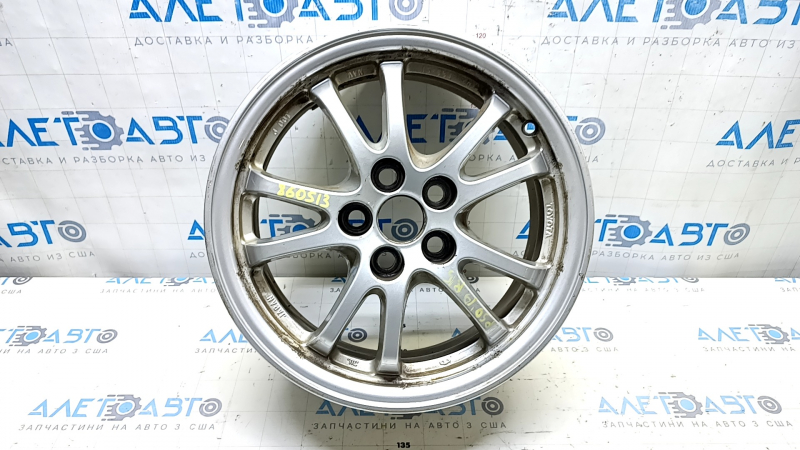 Диск колесный R15x6.5J ET40 Toyota Prius 50 16-22 легкая бордюрка