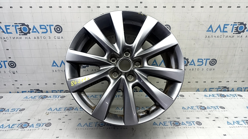 Диск колесный R18x7J ET45 Mazda 3 19-26 серебро, легкая бордюрка