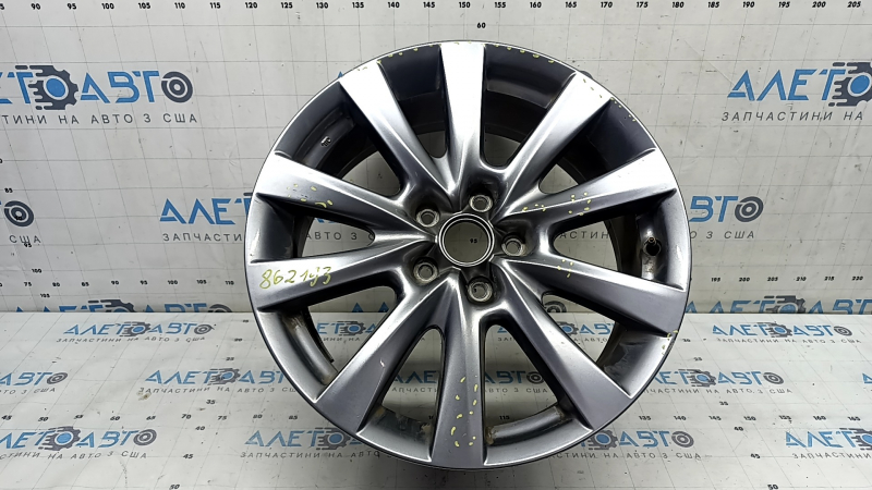 Диск колесный R18x7J ET45 Mazda 3 19-26 серебро, легкая бордюрка