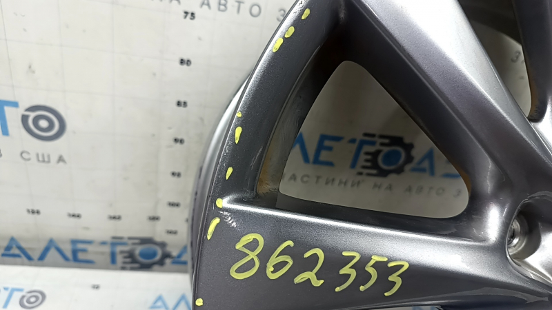 Диск колесный R18x7J ET45 Mazda 3 19-26 серебро, бордюрка