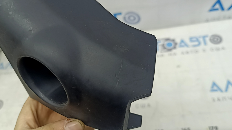 Накладка передней панели под кнопку start/stop Toyota Sienna 21-26 черная, царапины