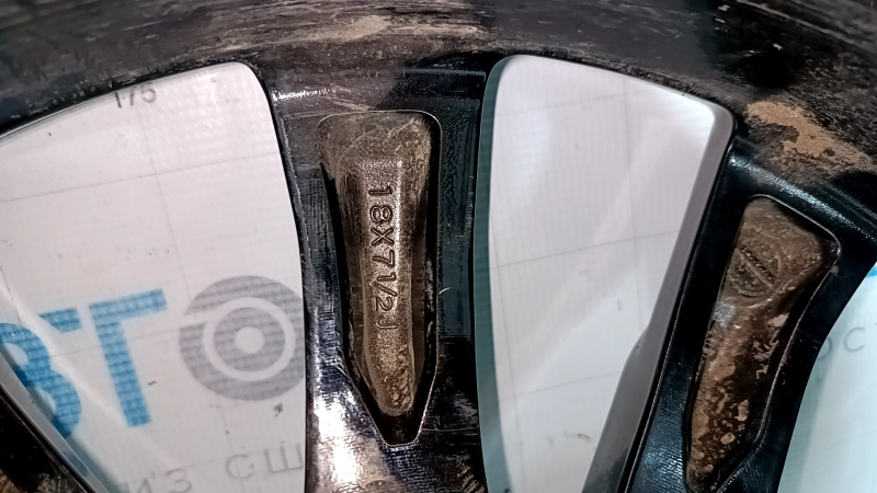 Диск колесный R18x7.5J 5x114.3 Honda CRV 23-26 Enkei бордюрка