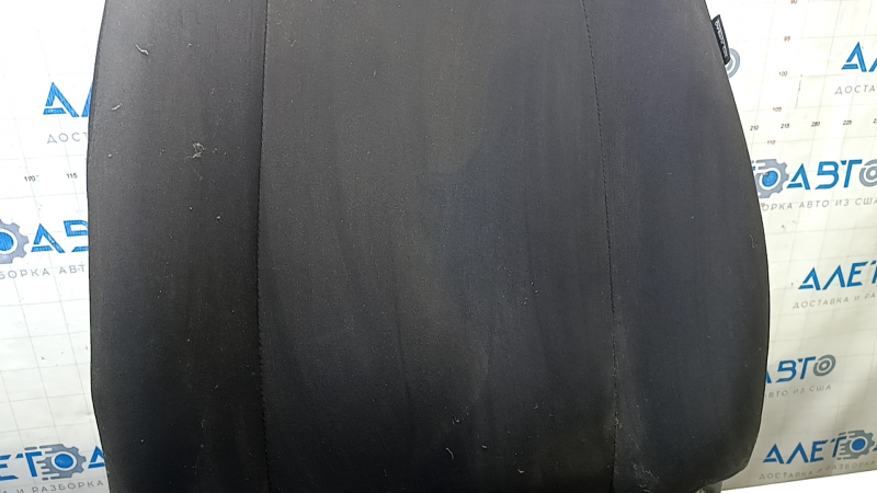 Водительское сиденье Nissan Versa 12-15 без airbag, механическое, ткань черная, под чистку