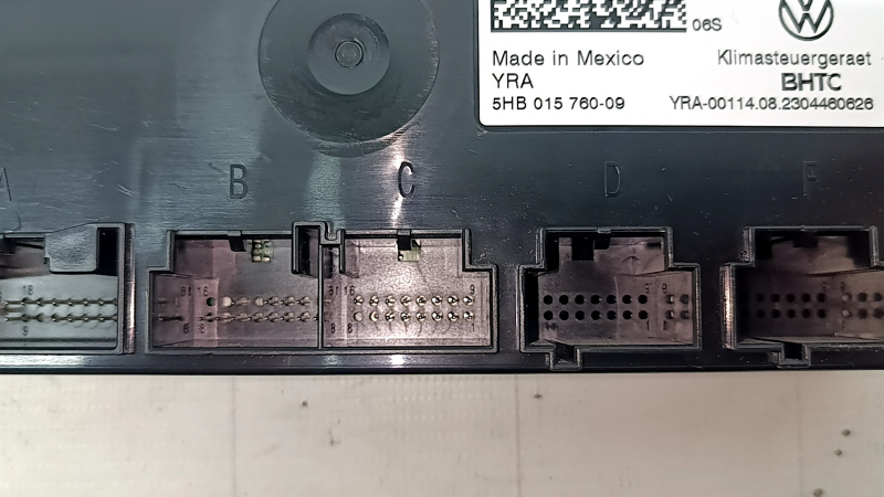 AC And Heater Control Module VW Atlas 18-26