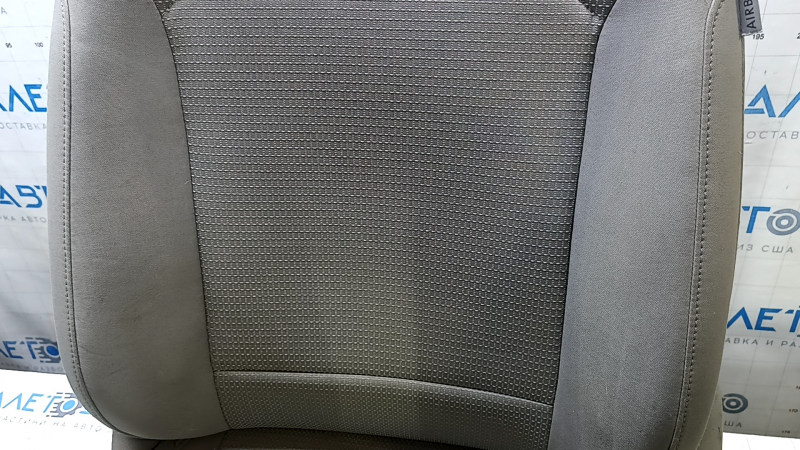 Водительское сиденье VW Passat b8 16-19 USA без airbag, механическое, ткань серая, под химчистку