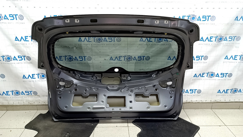 Дверь багажника голая со стеклом Kia Niro 17-19 тонировка, графит MST